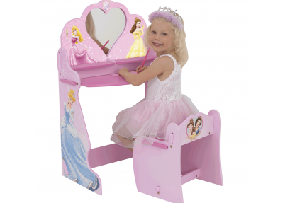 Prinsessen kaptafel met kruk voor meisjes