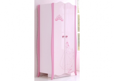 Roze kledingkast prinses