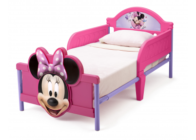 Peuterbed Minnie Mouse, een overgangsbed voor de allerkleinsten met frame van metaal