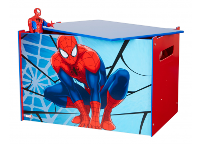 Marvel Spiderman speelgoedkist met open deksel