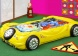 Uniek kinder autobed geel