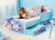 Kinderbed Frozen 2 met lades in een ingerichte meisjeskamer