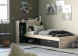 Tienerbed Living zwart in een ingerichte tienerkamer