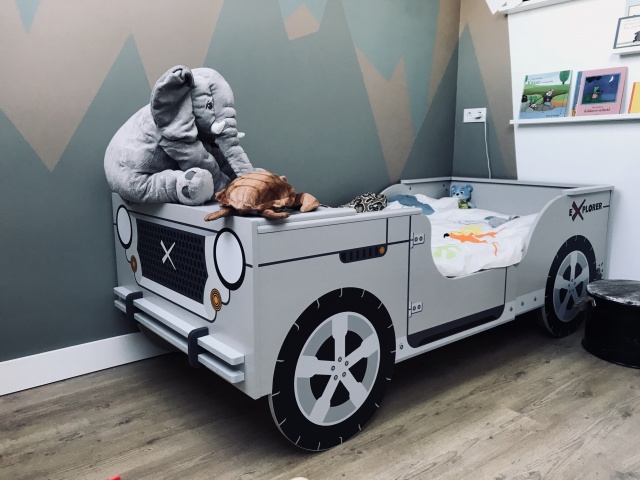 baan Ga naar het circuit Pellen Jeep kinderbed Safari | Kinderbedden | JeEigenKamer.nl